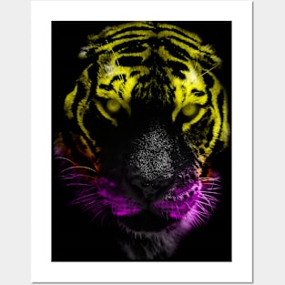The Glowing Tiger Posters and Art